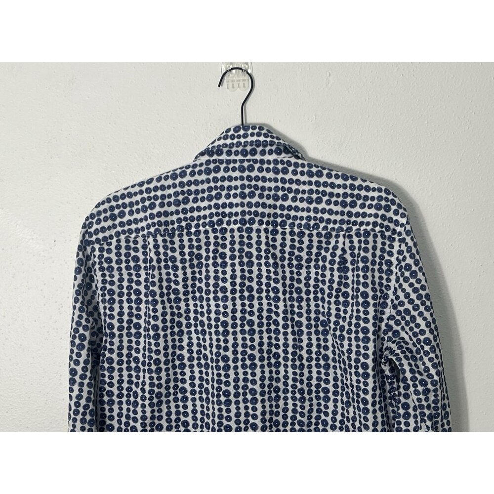 Knot Standard Blue Patterned Button Down Cotton S… - image 8